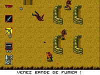 une photo d'Ã©cran de Rambo III sur Sega Megadrive